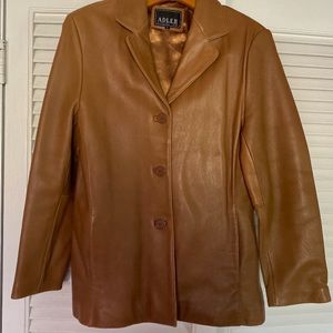 Leather coat